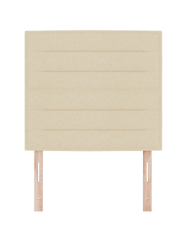 Testiera con testiera Crema 100 cm Pelle Sintetica