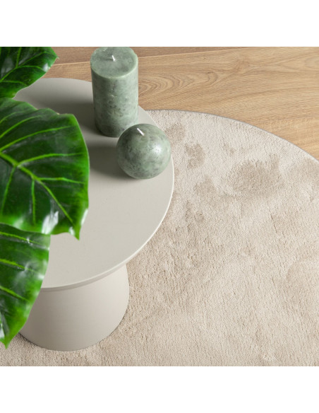 Tappeti  Beige Poliestere 140 x 200 cm Antiscivolo Tappeti