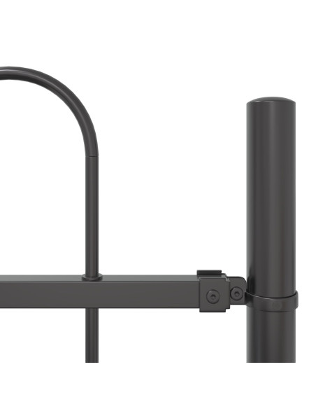 Recinto da Giardino  con Cima a Cerchio Grigio 15,3 x 1,5 m in Acciaio