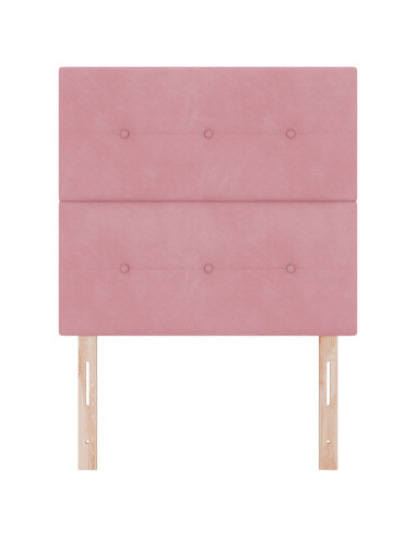 Testiera con testiera Rosa 100 cm Pelle Sintetica