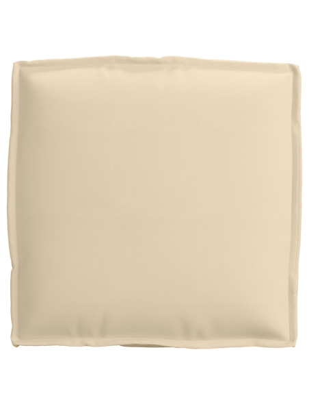Cuscino da esterno  Set di 6 Beige Poliestere 40 x 40 x 8 cm