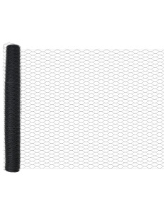 Recinzione Esagonale Grigio 1,2 x 50 m PVC 2