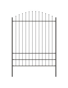 Recinzione per Giardino 3 pcs Grigio 170 x 225 cm 2