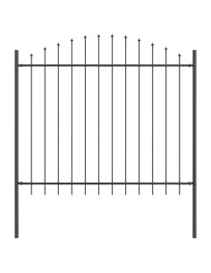 Recinzione per Giardino 4 pcs Grigio 170 x 190 cm 2