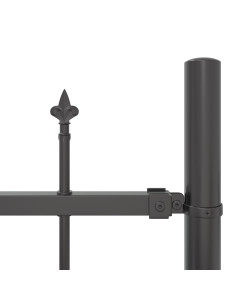 Recinzione per Giardino 5 pcs Grigio 170 x 165 cm 2