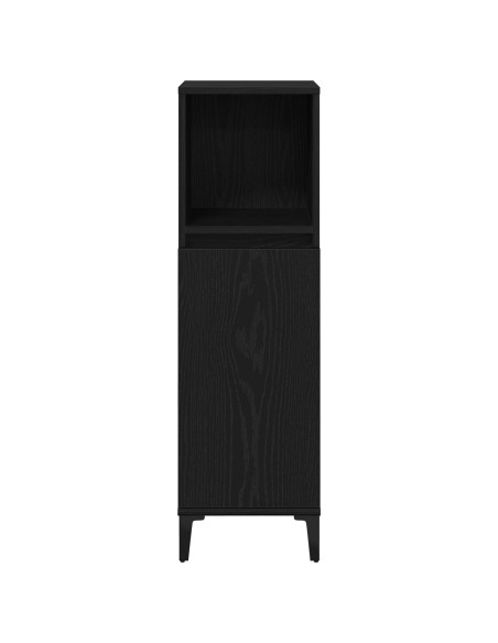 Set di Mobili da Bagno  Set di 3 Quercia Nera Legno Ingengerizzato