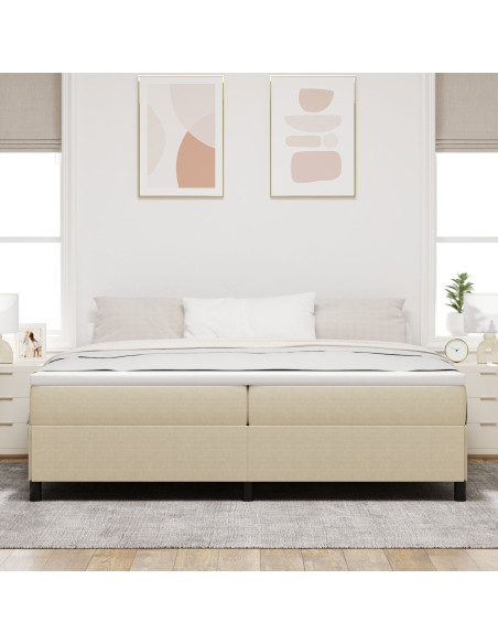 Struttura Letto Verde Chiaro Grigio 200x200 cm Tessuto Corduroy