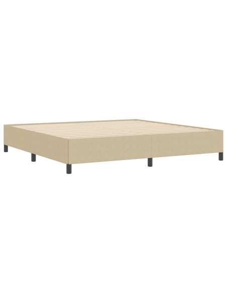 Letto a molle Grigio Verde 200 x 200 cm Velluto