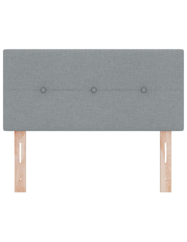 Testiera con testiera Grigio chiaro 90 cm Pelle Sintetica