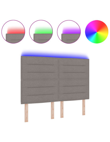 Testiera LED con luci a strisce a LED Talpa 160 cm Poliestere