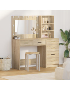 Tavolo da Trucco Marrone 78.5 x 41 x 135 cm Legno multistrato