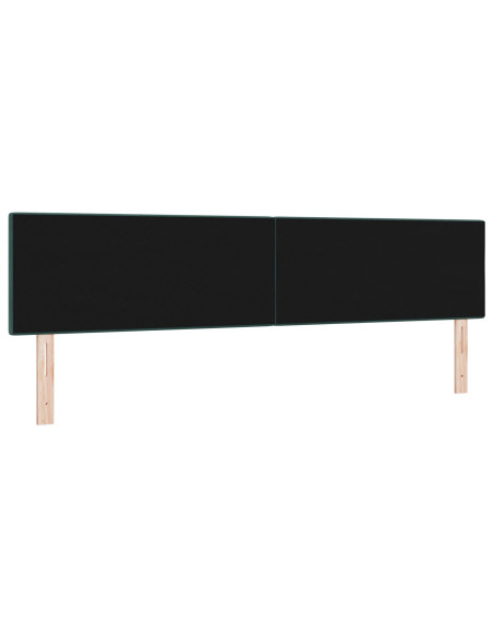 Testata LED con bottoni Verde scuro 100 cm Velluto
