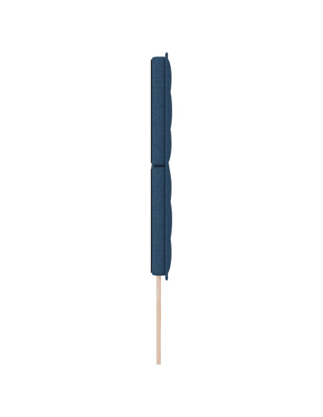 Testata a LED  Design Linee Blu 72 cm Tessuto