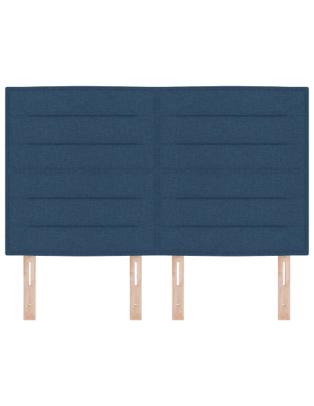 Testata LED  Design Linee Blu 80 cm Tessuto