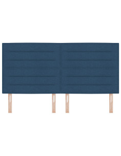 Testiera LED con luci a strisce a LED Blu 180 cm Poliestere 2