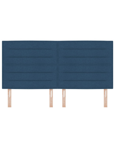 Testiera LED con luci a strisce a LED Blu 180 cm Poliestere