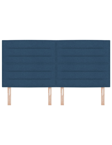 Testiera LED con luci a strisce a LED Blu 180 cm Poliestere