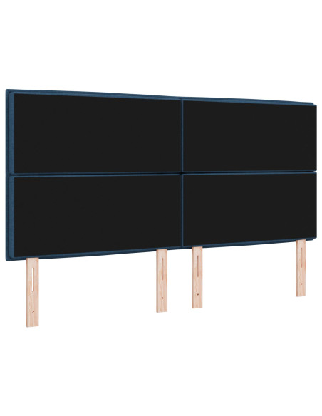 Testiera LED con luci a strisce a LED Blu 180 cm Poliestere