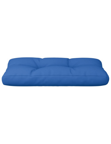 Cuscino per Pallet Blu Reale 80x40x12 cm in Tessuto