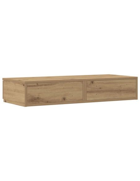 Cassetti per Letti  Rovere Artigianale 80x36,5x16,5 cm in Legno Ingegnerizzato