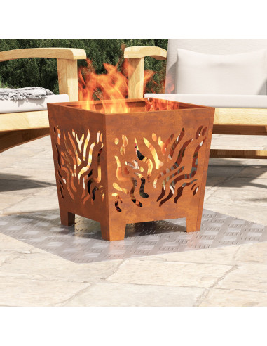 Gradini per Scale Quadrato 4 pcs Argento 40 x 40 cm Alluminio