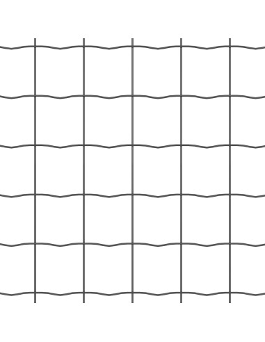 Recinzione con Posto Grigio 0,4 x 25 m Acciaio e PVC