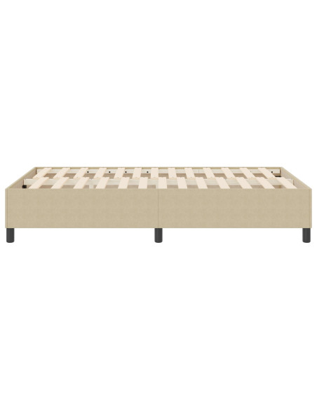 Letto a Molle Verde Chiaro Grigio Piccolo Matrimoniale in Tessuto Corduroy