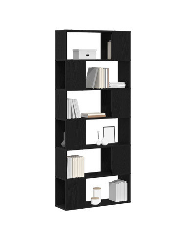 Set mobile TV Nero 80 x 24 x 186 cm Legno multistrato