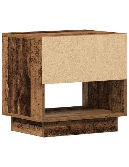 Comodino  2 pz Legno Vecchio 45x34x45 cm Legno Ingegnerizzato