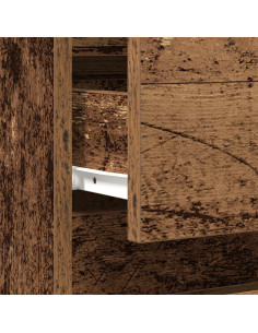 Armadio da Notte con cassetto Legno vecchio 40 x 35 x 70 cm