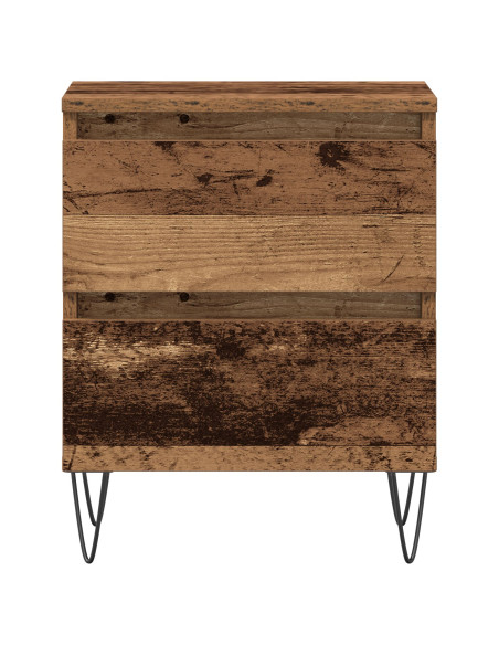 Armadio da Notte con cassetto Legno vecchio 40 x 35 x 50 cm