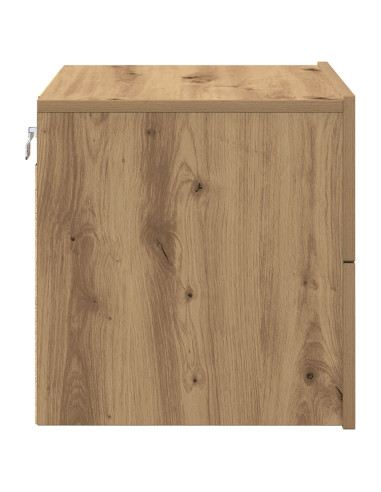 Armadio da Notte 2 pcs Rovere artigianale 50 x 39 x 41 cm