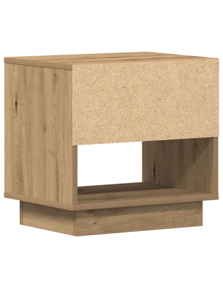 Comodino  in rovere artigianale 45x34x46 cm in legno ingegnerizzato