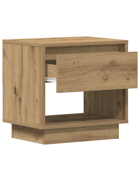 Comodino  in rovere artigianale 45x34x46 cm in legno ingegnerizzato
