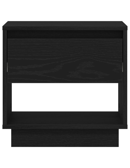 Comodino Rovere Nero 45 x 34 x 44 cm Legno multistrato