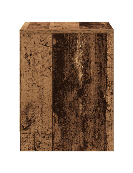 Comodino 2 pcs Legno Vecchio 45x34x44,5 cm Legno Ingegnerizzato