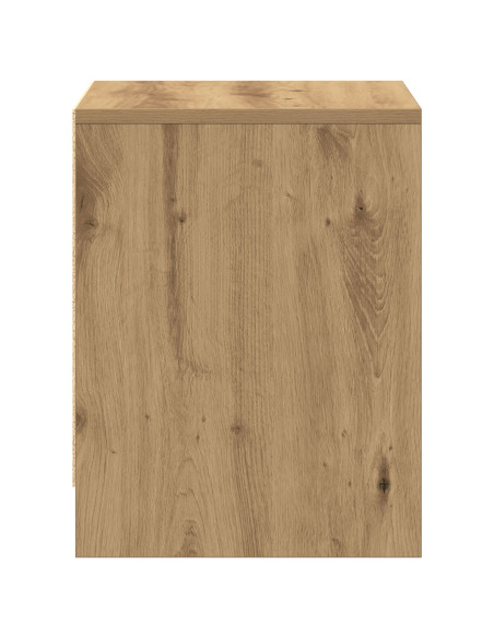 Comodino  in rovere artigianale 45x34x44,5 cm in legno ingegnerizzato