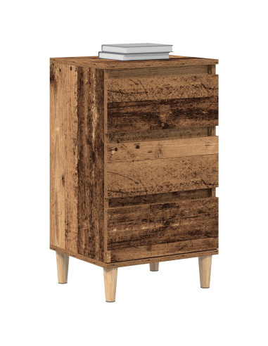 Armadio da Notte con cassetto Legno vecchio 40 x 35 x 70 cm