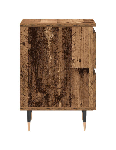 Comodino  in legno antico 40x35x50 cm in truciolato