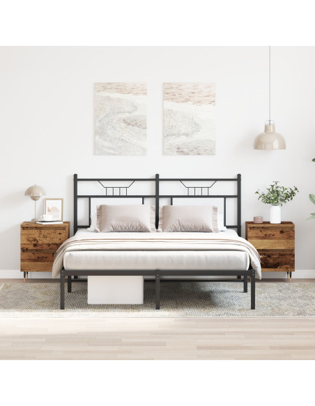 Comodini 2 pcs Legno Vecchio 40x35x50 cm Legno Ingeneered