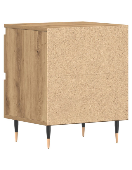 Comodino  in Rovere Artigianale 40x35x50 cm in Legno Compensato