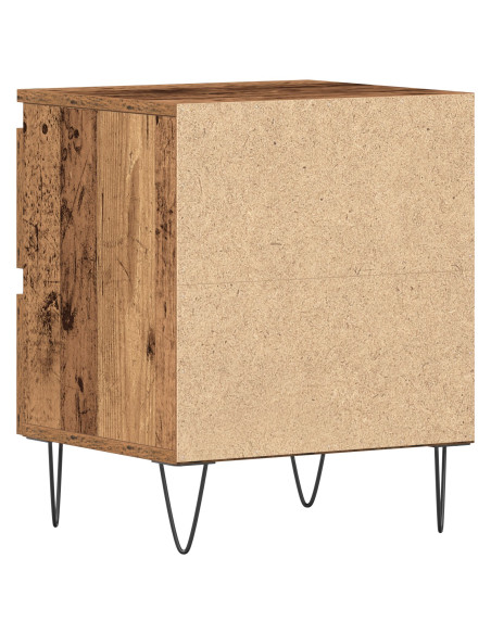 Armadio da Notte con cassetto Legno vecchio 40 x 35 x 50 cm