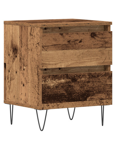 Armadio da Notte con cassetto Legno vecchio 40 x 35 x 50 cm