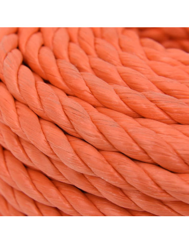Corda da Lavoro Arancione 24 mm 25 m in Polipropilene