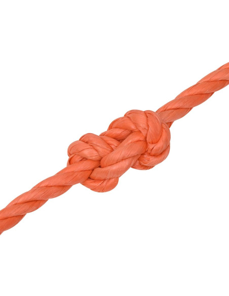 Corda da Lavoro Arancione 24 mm 25 m in Polipropilene