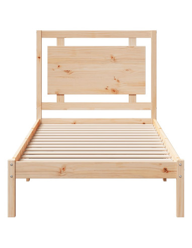 Giroletto Extra Lungo senza Materasso 100x220 cm Legno Massello