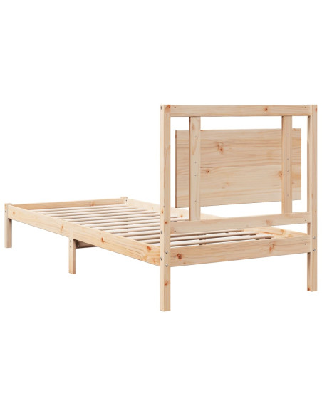 Giroletto Extra Lungo senza Materasso 100x220 cm Legno Massello