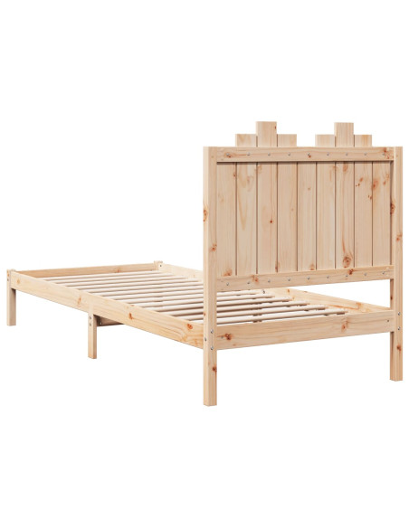 Giroletto Extra Lungo senza Materasso 100x220 cm Legno Massello