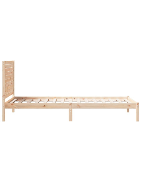 Giroletto Extra Lungo senza Materasso 100x220 cm Legno Massello