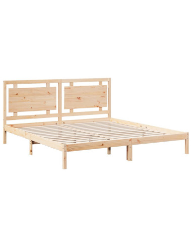 Giroletto Extra Lungo senza Materasso 200x220 cm Legno Massello